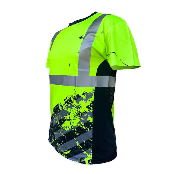 Safetyshirtz SS360 American Grit Class 2 T-Shirt, Safety Green, S 65111301S - main